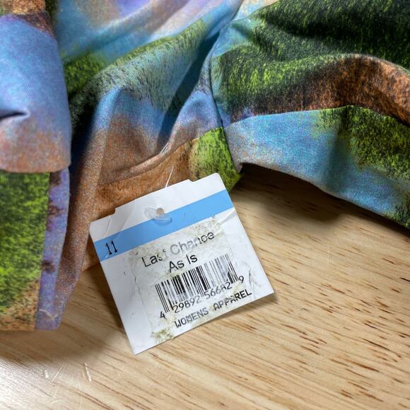 ROTATE BIRGER CHRISTENSEN NWT Cara printed midi dress Size 10 Cutout Puff Sleeve - Picture 6 of 13